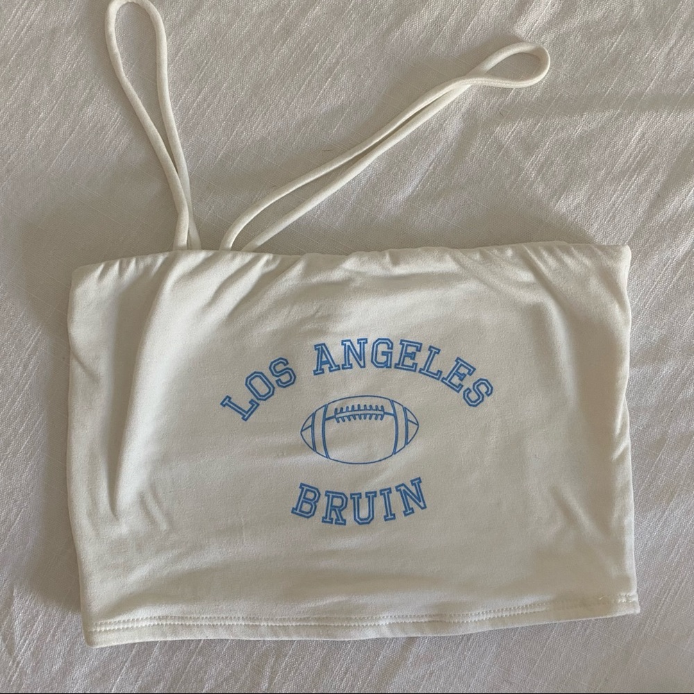 UCLA Bruins Football Crop Tube Top